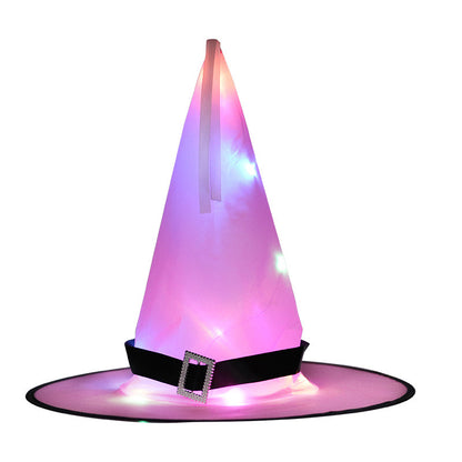 Witch Hat LED Lights & Elf Ears - Halloween Party Decor