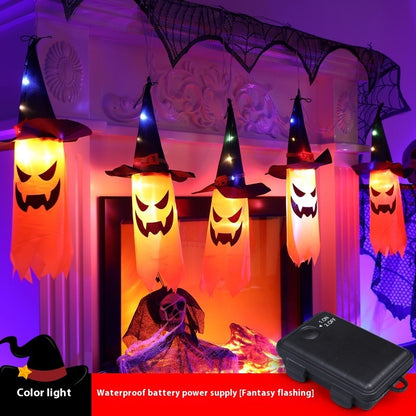 Glowing Scream Ghost Halloween Decoration Props