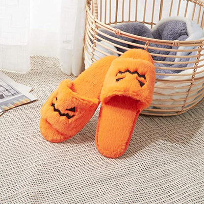 Women's Plush Halloween Cosplay Slippers - Soft & Cute