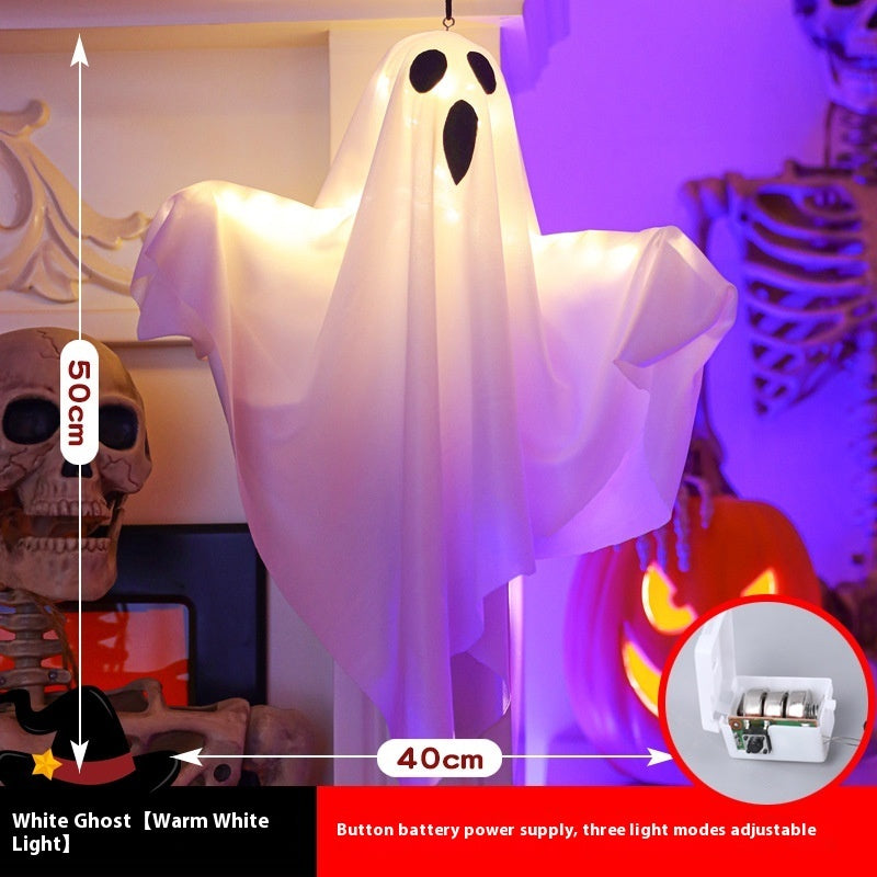 Glowing Scream Ghost Halloween Decoration Props