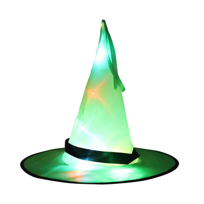 Witch Hat LED Lights & Elf Ears - Halloween Party Decor