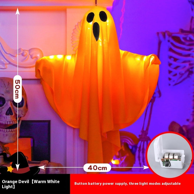 Glowing Scream Ghost Halloween Decoration Props