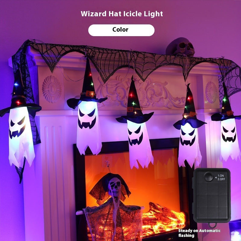 Glowing Scream Ghost Halloween Decoration Props