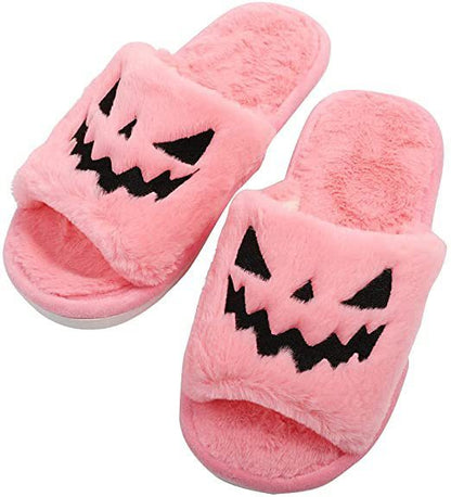 Women's Plush Halloween Cosplay Slippers - Soft & Cute