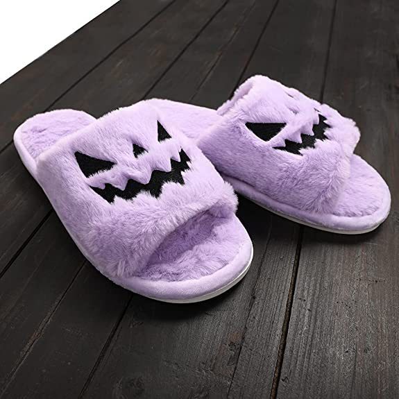 Women's Plush Halloween Cosplay Slippers - Soft & Cute