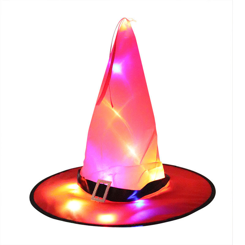 Witch Hat LED Lights & Elf Ears - Halloween Party Decor