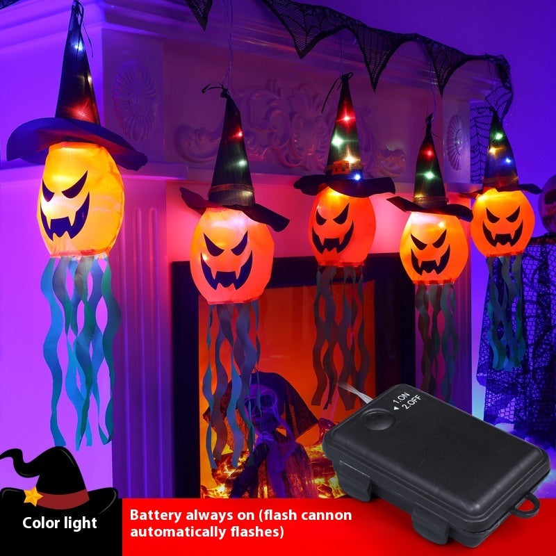 Glowing Scream Ghost Halloween Decoration Props