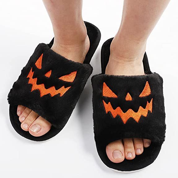 Women's Plush Halloween Cosplay Slippers - Soft & Cute